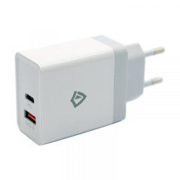 Kucni punjac Teracell DLS-TC04 Fast USB 3.0A+ PD 36W max za Micro USB kabel beli