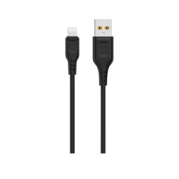 DENMEN D01L Lightning USB data kabl 2,4A 1m crna