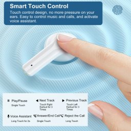 Bluetooth slusalice Lenovo thinkplus Earbuds XT95 Pro bele