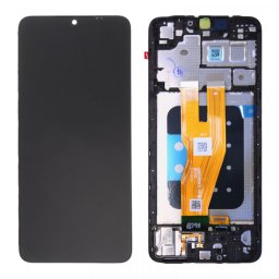LCD za Samsung A05/ A055F + Touch Screen crni WITH FRAME F-ORG SP