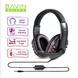 Bavin Gaming slušalice sa mikrofonom 3,5mm 1,8m crna