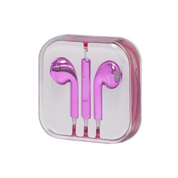 Slusalice za iPhone 6 metalik pink 3,5mm