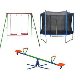 Komplet za dvorište ( Relax 2a) Trambolina+ Ljuljaška + Klackalice