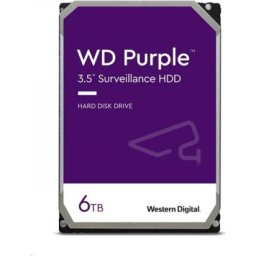 Western Digital HDD 6TB CMR SATA3 WD64PURZ 256MB Purple