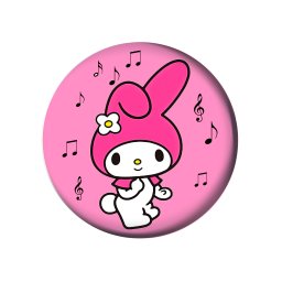 Kuromi And My Melody Bedž 38 mm anime (1 kom)