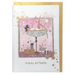 Viter čestitka hb party glitter ( SL533_3 )