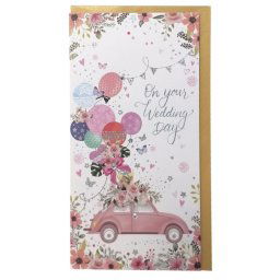 Viter čestitka wedding money coat 10x19cm ( SL580_14 )