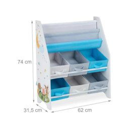 Kinder home dečija polica za knjige i igračke bela ( JVTR-3171 )