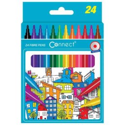 Flomasteri CONNECT - Blister 1-24