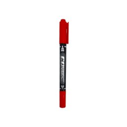 Permanentni markerGXIN crveni obostrani 0,5 i 1.0 24-387