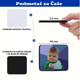 Podmetač za čaše mem