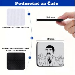Podmetač za čaše mem