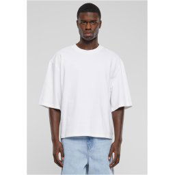 Men's T-shirt oversized Cropped white
