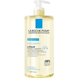 La Roche-Posay LIPIKAR HUILE LAVANTE AP+ Ulje za tuširanje obogaćen lipidima za svakodnevno pranje osetljive suve kože s osećajem svraba i iritacija, pogodno za bebe, decu i odrasle, 1000 ml