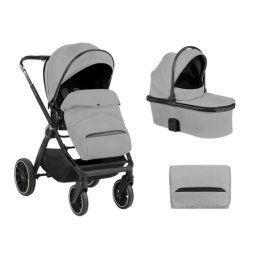 KikkaBoo Kolica Tiffany 2in1 set sa tvrdom korpom Light Grey ( KKB20152 )