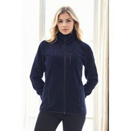 80514 Dewberry Full Zipper Fleece Jacket-NAVY BLUE