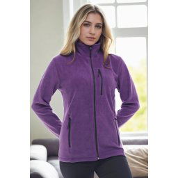 80514 Dewberry Full Zipper Fleece Jacket-MOR