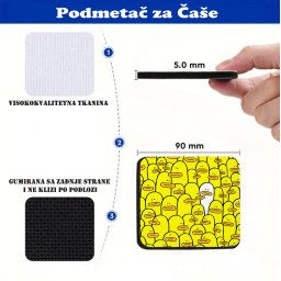 Podmetač za čaše Patke