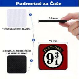 Podmetač za čaše Harry Potter