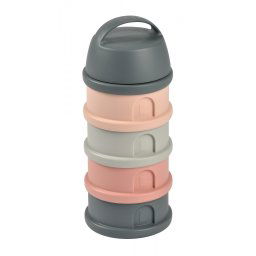 BEABA posuda za mleko u prahu/hranu, 4 kom, pink