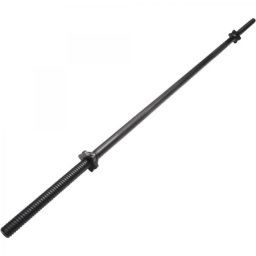 Gorilla Sports Duga šipka za tegove (170 cm + 2 zvezdaste matice za zavrtanje / crna) ( 100060-00019-0066 )
