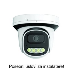 CAM-IP8MP-PSM30D GMB kamera 8mp P6SLite, 2.8mm-F1.6 POE IP66 Dual LED 4xIR+4x Full Color MIC 25m