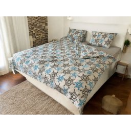 Zimski set posteljine Pahulje 200x220cm ( VLK000412-pahulje )