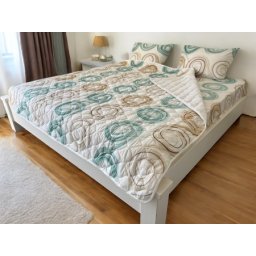Viktorija set Frotir/pamuk prekrivač Circle 140x200cm ( VLK000280-circle )