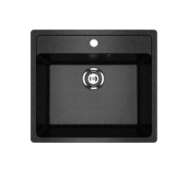 Granitna sudopera Ulgran U104 boja crna sa tačkicama