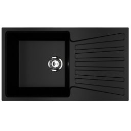Granitna sudopera Ulgran U-703 – 83x48 cm, Čisto crna