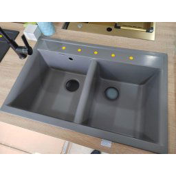 Granitna sudopera Astra 780 siva boja
