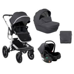 Kikka Boo Kolica Irene premium 3in1 set sa I-SIZE autosedištem i tvrdom korpom Dark Grey ( KKB11252 )