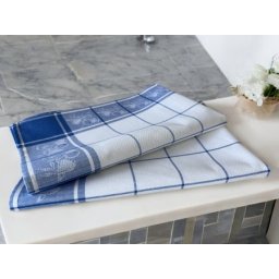 Kuhinjska krpa Plava boja 50x70cm model kocka ( VLK000101-plavakocka )
