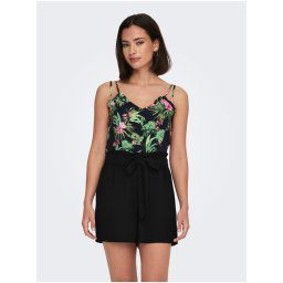 Green-black women's patterned tank top ONLY Nova - Women's
