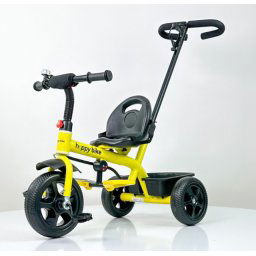 Tricikl Guralica Happybike model 448 - Gume od EVA pene - Žuta