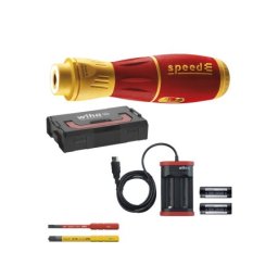 Wiha 44318 e-odvijač, speedE® II Električni 7 delova sa Slimbiotva, baterijama i USB punjačem, L-Boxx Mini ( W 44318 )