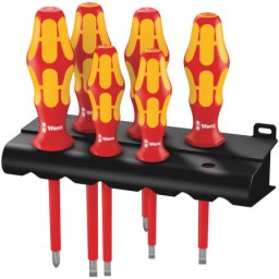 Wera set odvijača kraftform plus serije 100 + stalak, 6 komada ( WERA 006145 )