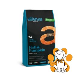 Alleva Natural Adult Mini Fish&Pumpkin 2kg, Hrana Za Odrasle Pse Malih Rasa