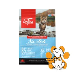 Orijen Cat Six Fish 1.8kg, Hrana Za Alergične Mačke i Sa Intolerancijom Na Hranu