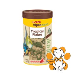 Sera Vipan Nature, Osnovna Hrana Za Akvarijumske Ribe U Listićima, 60g