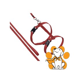 Flamingo Am Sa Povodnikom Za Mačke Artsportiv Plus, Crveni, 10mm/110cm
