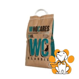 Who Cares Posip Za Mačke Upijajući Classic Natural, 5Kg, Prirodna Apsorpcija