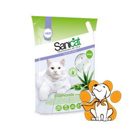 Sanicat Posip Za Mačke Upijajući Diamonds Aloe Vera, Silikonski 5L