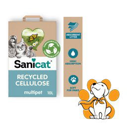 Sanicat Posip Upijajući Clean&Green, Reciklirani Papir i Celuloza 10L - Ekološki