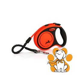 Flexi Xtreme Povodac Sa Trakom i Regulacijom Za Pse Do 65kg, 5m, Narandžasti
