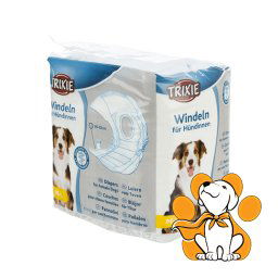 Trixie Diapers Female, Pelene Za Ženke - 12 Komada, 38-56cm, L