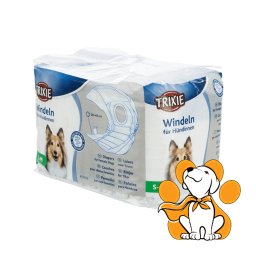 Trixie Diapers Female, Pelene Za Ženke - 12 Komada, 28-40cm, S-M