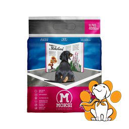 Moksi Super Pet Pad Carbon, Prostirke Za Pse - 10 Komada, 40x60cm