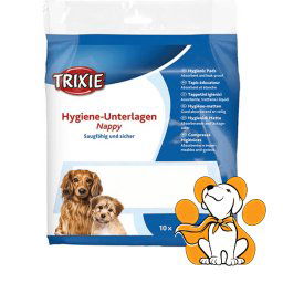 Trixie Hygiene Pad Nappy, Pelene Za Štence - 10 Komada, 60x60cm