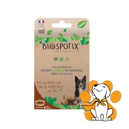 Biospotix Antiparazitska Ogrlica za Male Pse do 20kg, Obim 38cm